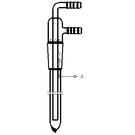 C114200,冷指冷凝器,24/40,有效长200mm,φ10小咀接口