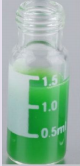 V332001,螺纹口透明样品瓶带书写签 2ml 100个/包 11.6*32mm