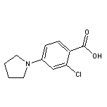 2-氯-4-(1-吡咯烷基)苯甲酸