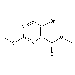 2-甲硫基-5-溴-4-嘧啶甲酸甲酯