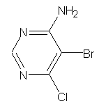 4-氨基-5-溴-6-氯嘧啶