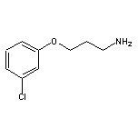 3-(3-氯苯氧基)丙胺