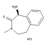 (S)-1-氨基-3-甲基-1,3,4,5-四氢苯并[d]氮杂环庚烷-2-酮盐酸盐