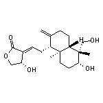 (3E,4S)-3-[2-[(1R,4aS,5R,6R,8aS)-十氢-6-羟基-5-(羟甲基)-5,8a-二甲基-2-亚甲基-1-萘基]亚乙基]二氢-4-羟基-2(3H)-呋喃酮
