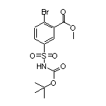 N-Boc-2-溴-5-氨基磺酰基苯甲酸甲酯