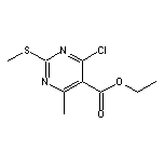 2-(甲硫基)-4-氯-6-甲基嘧啶-5-甲酸乙酯