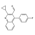 2-环丙基-4-(4-氟苯基)喹啉-3-甲醛