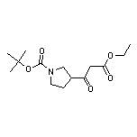 3-(1-Boc-3-吡咯烷基)-3-氧代丙酸乙酯
