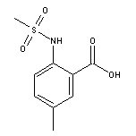 2-甲磺酰氨基-5-甲基苯甲酸