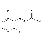 2,6-二氟肉桂酸, 主要为反式