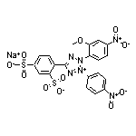 2-(2-甲氧基-4-硝基苯)-3-(4-硝基苯)-5-(2,4-二磺基苯)-2H-四氮唑单钠盐
