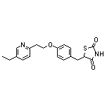 5-[4-[2-(5-乙基-2-吡啶基)乙氧基]苄基]噻唑烷-2,4-二酮