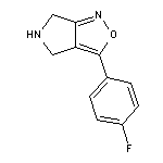3-(4-氟苯基)-5,6-二氢-4H-吡咯并[3,4-c]异噁唑