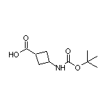 3-(Boc-氨基)环丁烷甲酸