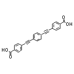 4,4’-[1,4-亚苯基双(乙炔-2,1-二基)]二苯甲酸