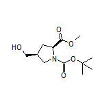 (2S,4S)-1-Boc-4-(羟甲基)吡咯烷-2-甲酸甲酯