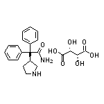 (S)-2,2-二苯基-2-(3-吡咯烷基)乙酰胺-L-酒石酸盐