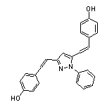 4,4’-[(1-苯基吡唑-3,5-二基)双(乙烯-2,1-二基)]二酚