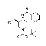(3R,4S)-1-Boc-3-(羟甲基)-4-[[(S)-1-苯基乙基]氨基]哌啶