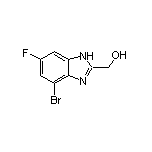 2-(羟甲基)-4-溴-6-氟苯并咪唑