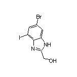 2-(羟甲基)-4-碘-6-溴苯并咪唑