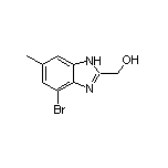 2-(羟甲基)-4-溴-6-甲基苯并咪唑