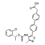 (R)-2-[4’-[3-甲基-4-[[[1-(2-氯苯基)乙氧基]羰基]氨基]-5-异噁唑基]联苯-4-基]乙酸
