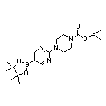 2-(4-Boc-1-哌嗪基)嘧啶-5-硼酸频哪醇酯