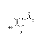 3-溴-4-氨基-5-甲基苯甲酸甲酯