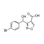 3-[(4-溴苯基)(羟基)甲基]异噁唑-4-甲酸