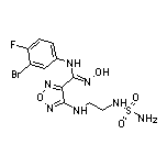 (Z)-N-(3-溴-4-氟苯基)-N’-羟基-4-[[2-(氨磺酰基氨基)乙基]氨基]-1,2,5-噁二唑-3-甲脒