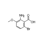 2-氨基-3-甲氧基-6-溴苯甲酸