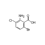 2-氨基-3-氯-6-溴苯甲酸
