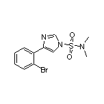 N,N-二甲基-4-(2-溴苯基)咪唑-1-磺酰胺