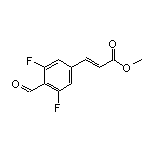 (E)-3-(3,5-二氟-4-甲酰基苯基)丙烯酸甲酯