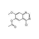 4-氯-7-甲氧基-6-喹唑啉基乙酸酯