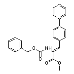(Z)-2-(Cbz-氨基)-3-(联苯-4-基)丙烯酸甲脂