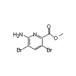 3,5-二溴-6-氨基吡啶-2-甲酸甲酯