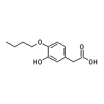3-羟基-4-丁氧基苯乙酸