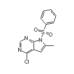 4-氯-6-甲基-7-(苯磺酰基)吡咯并[2,3-d]嘧啶
