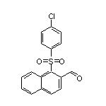 1-[(4-氯苯基)磺酰基]-2-萘甲醛