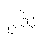 2-羟基-3-叔丁基-5-(4-吡啶基)苯甲醛