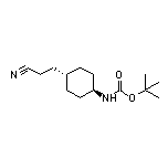 3-[反式-4-(Boc-氨基)环己基]丙腈
