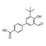 3’-叔丁基-4’-羟基-5’-甲酰基联苯-4-甲酸