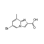 6-溴-8-甲基咪唑并[1,2-a]吡啶-2-甲酸