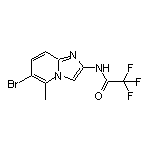 N-(5-甲基-6-溴咪唑并[1,2-a]吡啶-2-基)-2,2,2-三氟乙酰胺