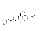 (E)-2-(Cbz-氨基)-3-(1-Boc-3-哌啶基)丙烯酸甲酯