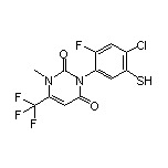 1-甲基-3-(2-氟-4-氯-5-巯基苯基)-6-三氟甲基尿嘧啶
