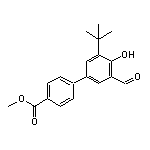 3’-叔丁基-4’-羟基-5’-甲酰基联苯-4-甲酸甲酯