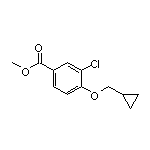 3-氯-4-(环丙基甲氧基)苯甲酸甲酯